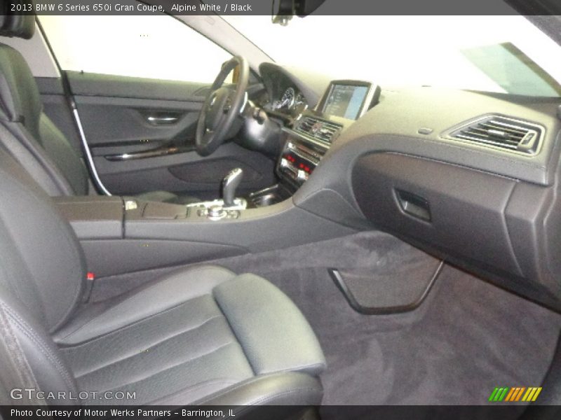 Alpine White / Black 2013 BMW 6 Series 650i Gran Coupe