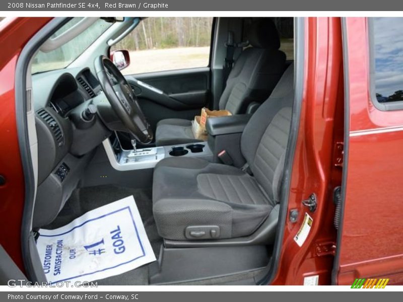 Red Brawn / Graphite 2008 Nissan Pathfinder SE 4x4