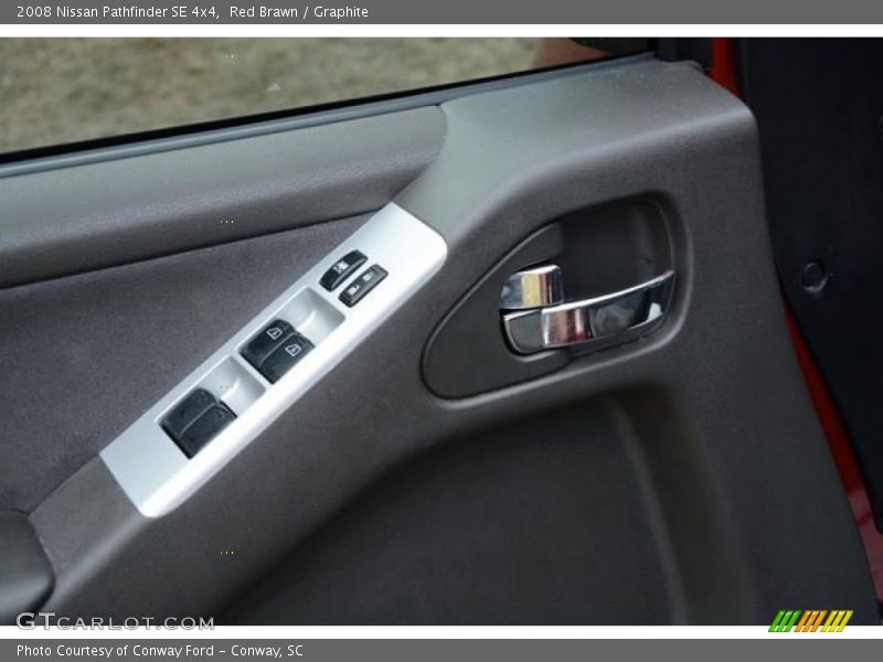Red Brawn / Graphite 2008 Nissan Pathfinder SE 4x4