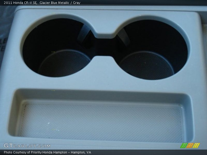 Glacier Blue Metallic / Gray 2011 Honda CR-V SE