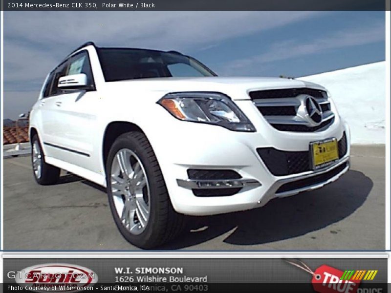 Polar White / Black 2014 Mercedes-Benz GLK 350