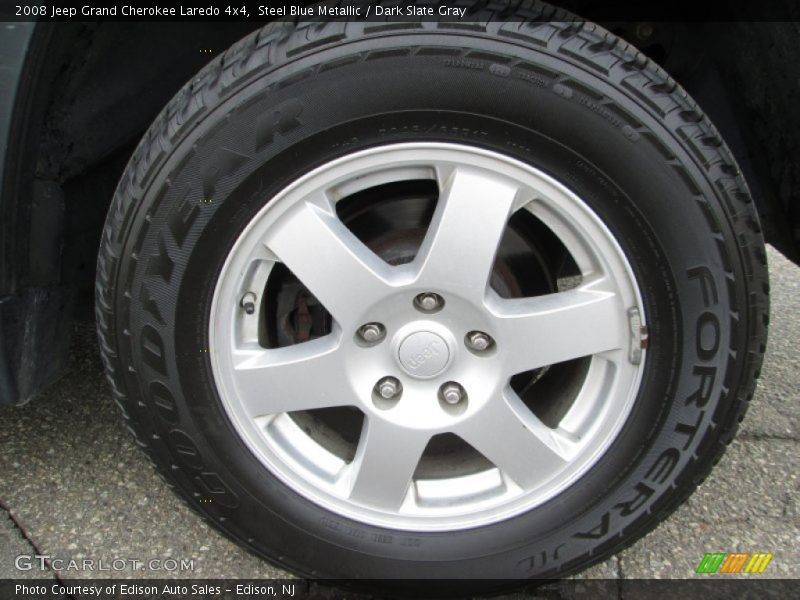 Steel Blue Metallic / Dark Slate Gray 2008 Jeep Grand Cherokee Laredo 4x4