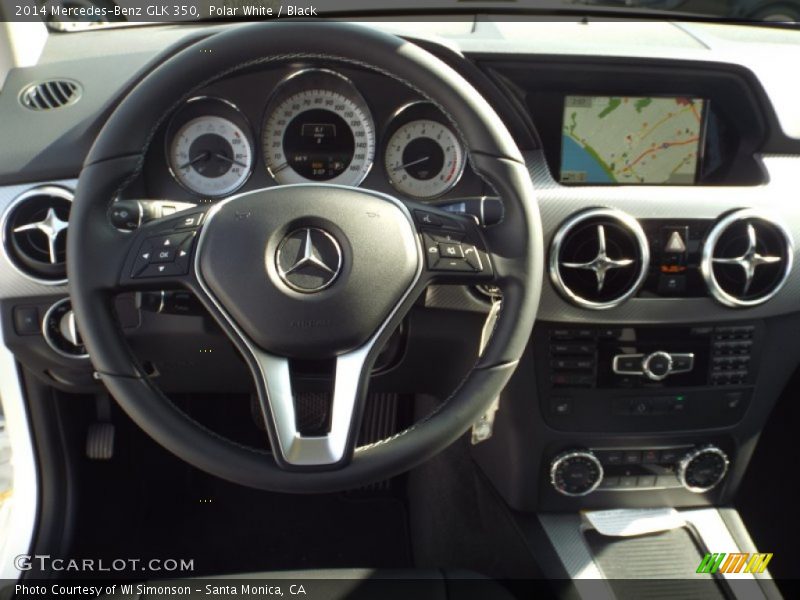 Polar White / Black 2014 Mercedes-Benz GLK 350