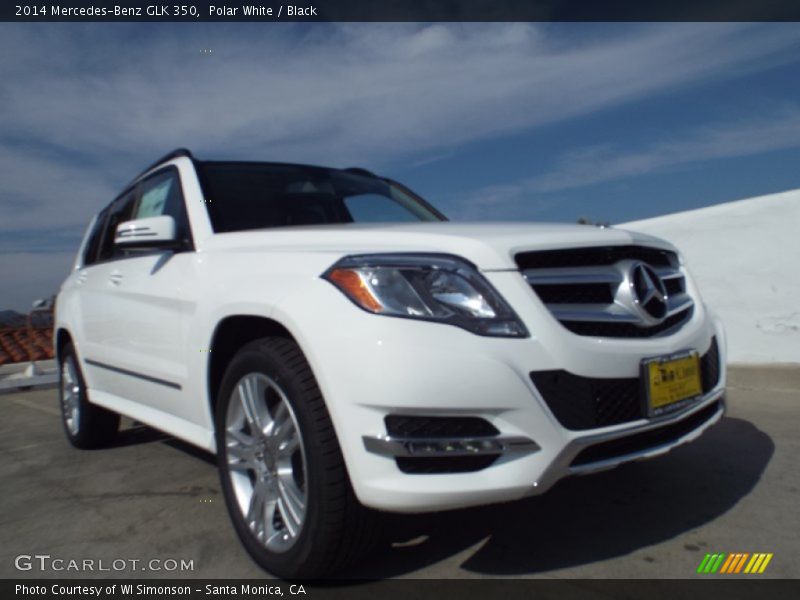 Polar White / Black 2014 Mercedes-Benz GLK 350