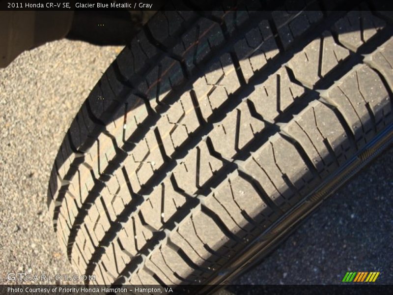 Glacier Blue Metallic / Gray 2011 Honda CR-V SE