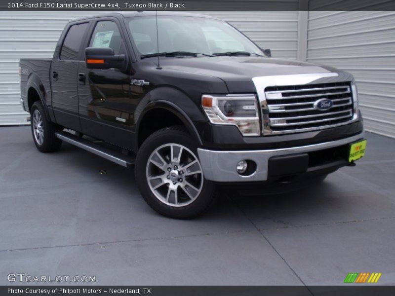 Tuxedo Black / Black 2014 Ford F150 Lariat SuperCrew 4x4