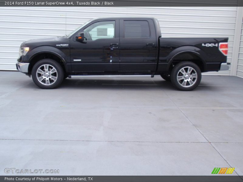 Tuxedo Black / Black 2014 Ford F150 Lariat SuperCrew 4x4