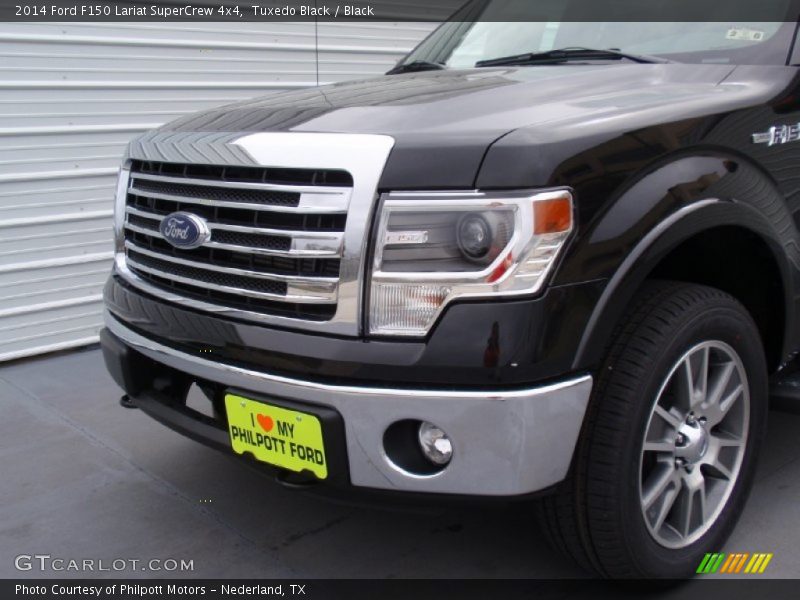 Tuxedo Black / Black 2014 Ford F150 Lariat SuperCrew 4x4