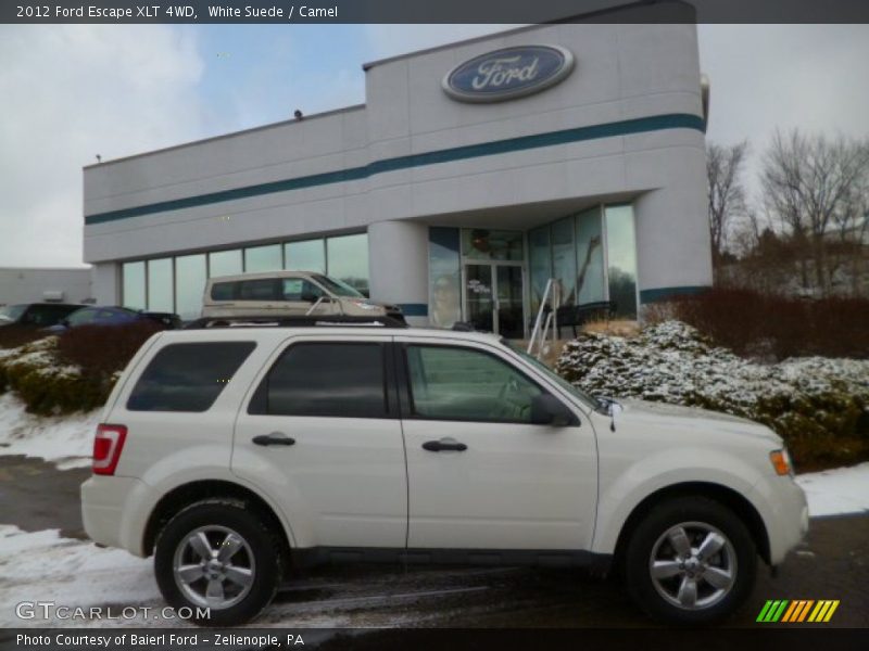 White Suede / Camel 2012 Ford Escape XLT 4WD