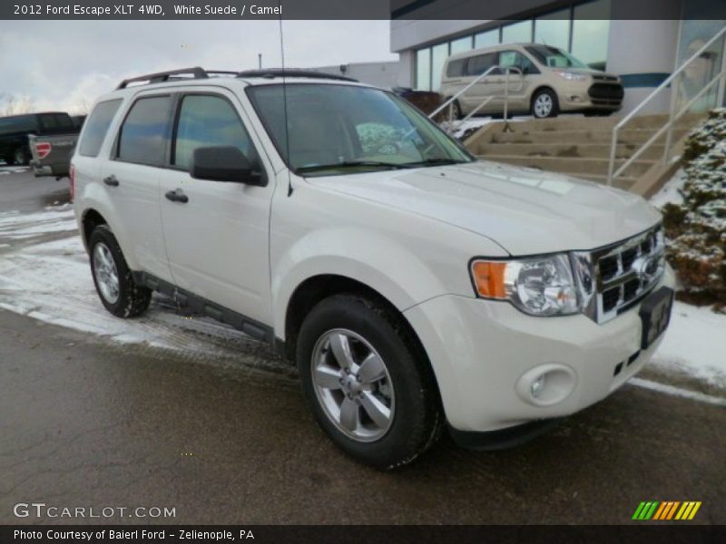 White Suede / Camel 2012 Ford Escape XLT 4WD