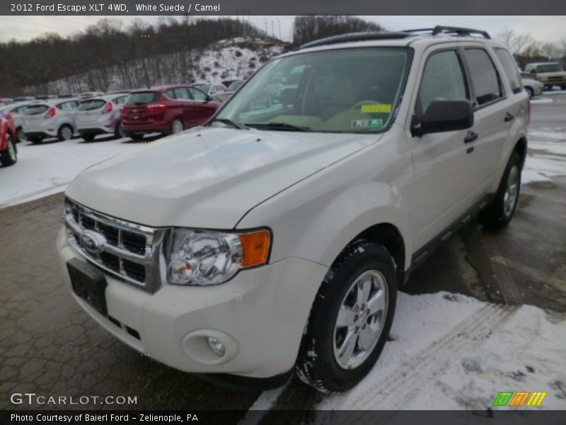 White Suede / Camel 2012 Ford Escape XLT 4WD