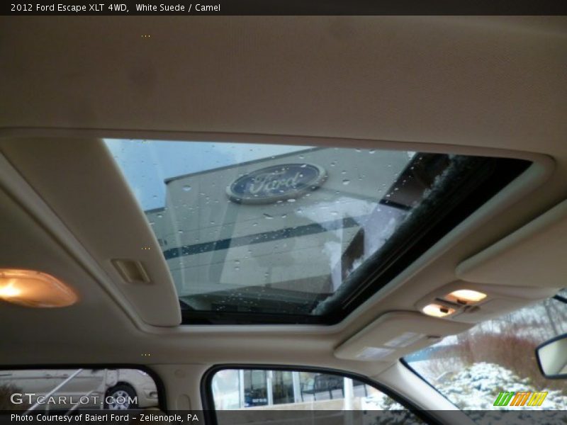 White Suede / Camel 2012 Ford Escape XLT 4WD