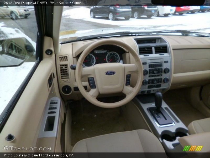 White Suede / Camel 2012 Ford Escape XLT 4WD