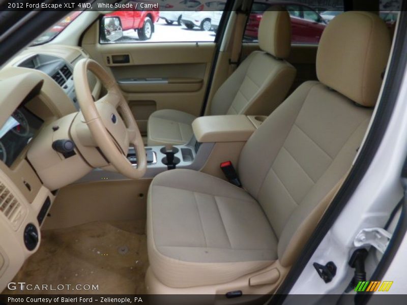 White Suede / Camel 2012 Ford Escape XLT 4WD