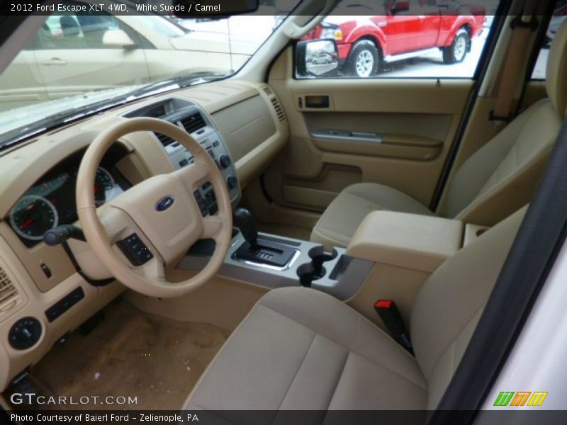 White Suede / Camel 2012 Ford Escape XLT 4WD