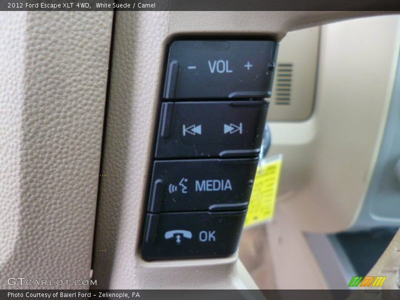 White Suede / Camel 2012 Ford Escape XLT 4WD