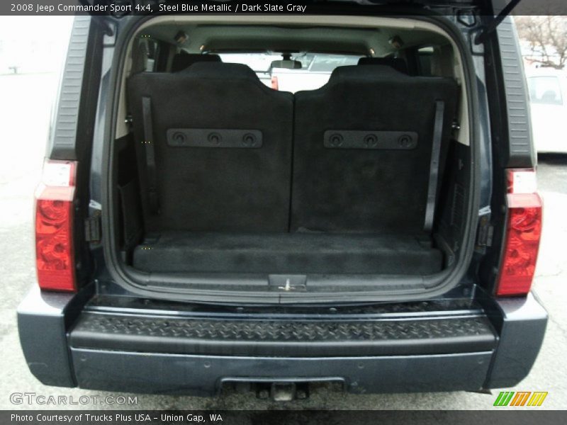 Steel Blue Metallic / Dark Slate Gray 2008 Jeep Commander Sport 4x4