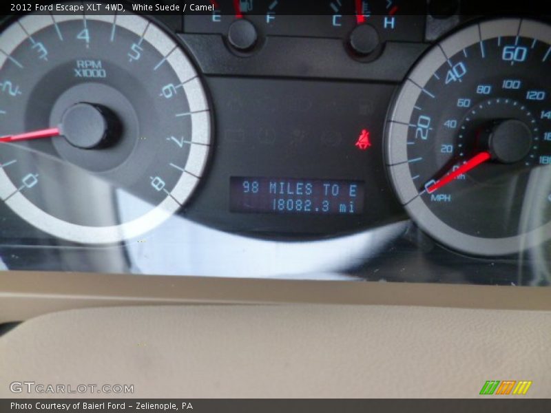 White Suede / Camel 2012 Ford Escape XLT 4WD