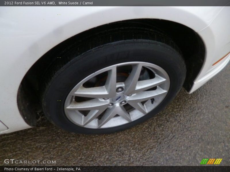 White Suede / Camel 2012 Ford Fusion SEL V6 AWD