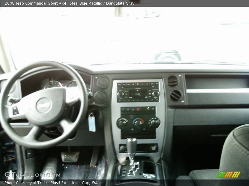 Steel Blue Metallic / Dark Slate Gray 2008 Jeep Commander Sport 4x4