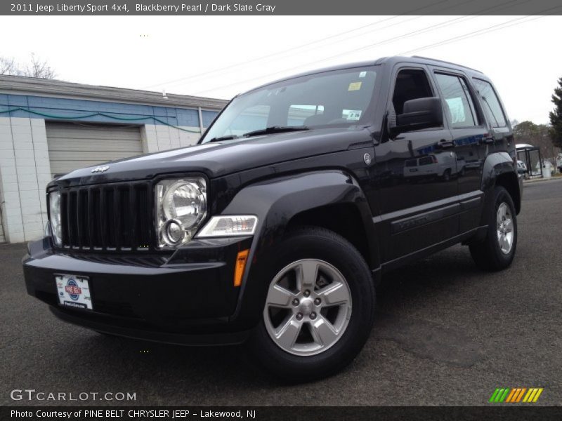 Blackberry Pearl / Dark Slate Gray 2011 Jeep Liberty Sport 4x4