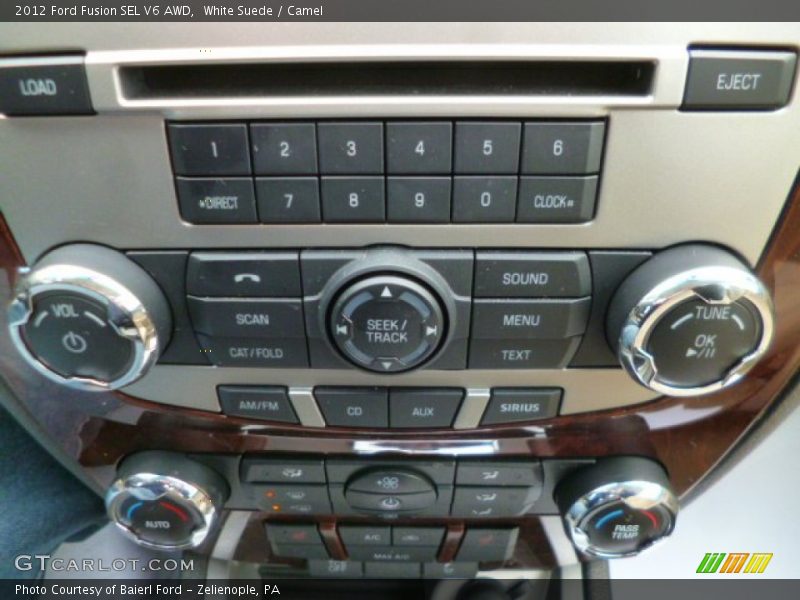 White Suede / Camel 2012 Ford Fusion SEL V6 AWD