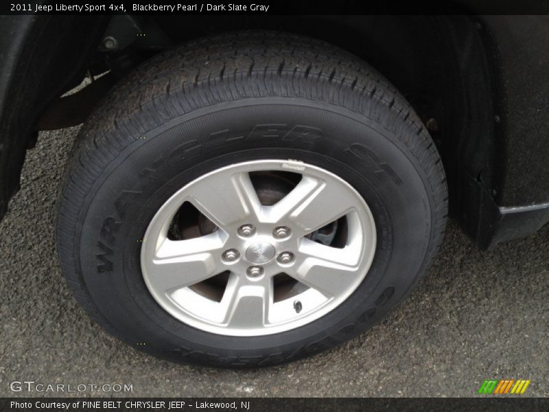 Blackberry Pearl / Dark Slate Gray 2011 Jeep Liberty Sport 4x4