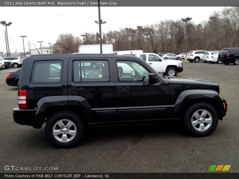 Blackberry Pearl / Dark Slate Gray 2011 Jeep Liberty Sport 4x4