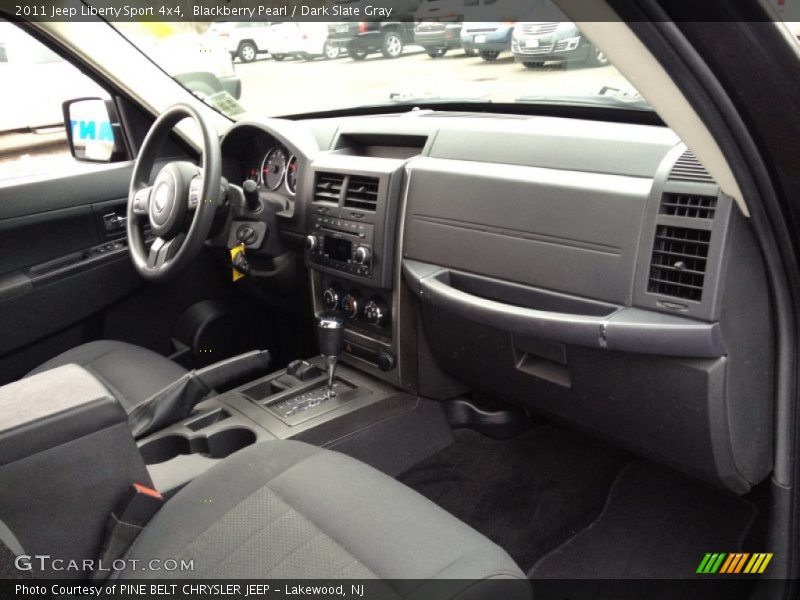 Blackberry Pearl / Dark Slate Gray 2011 Jeep Liberty Sport 4x4