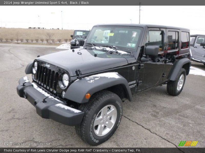Black / Black 2014 Jeep Wrangler Unlimited Sport S 4x4