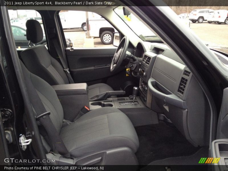 Blackberry Pearl / Dark Slate Gray 2011 Jeep Liberty Sport 4x4