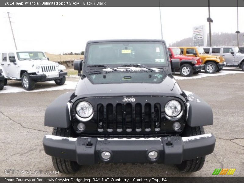 Black / Black 2014 Jeep Wrangler Unlimited Sport S 4x4