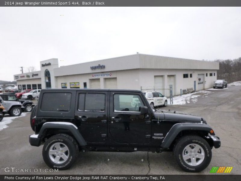 Black / Black 2014 Jeep Wrangler Unlimited Sport S 4x4