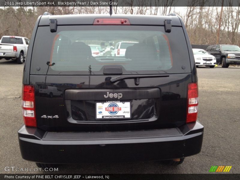 Blackberry Pearl / Dark Slate Gray 2011 Jeep Liberty Sport 4x4