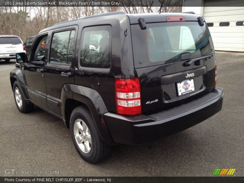 Blackberry Pearl / Dark Slate Gray 2011 Jeep Liberty Sport 4x4