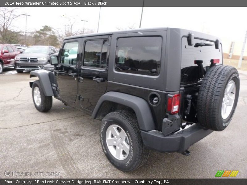 Black / Black 2014 Jeep Wrangler Unlimited Sport S 4x4