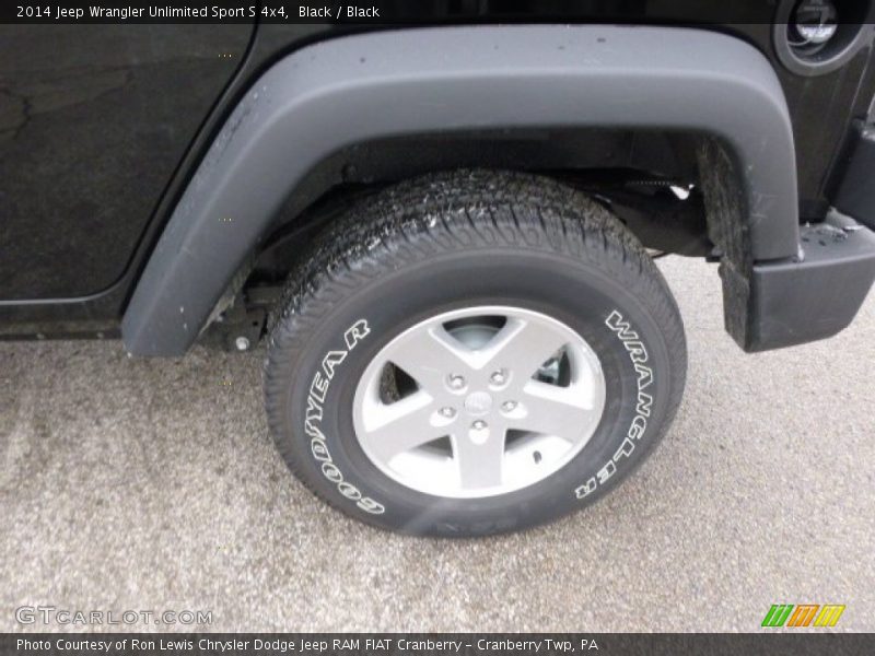 Black / Black 2014 Jeep Wrangler Unlimited Sport S 4x4