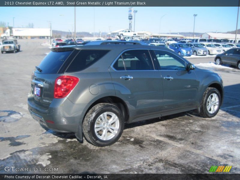 Steel Green Metallic / Light Titanium/Jet Black 2013 Chevrolet Equinox LTZ AWD
