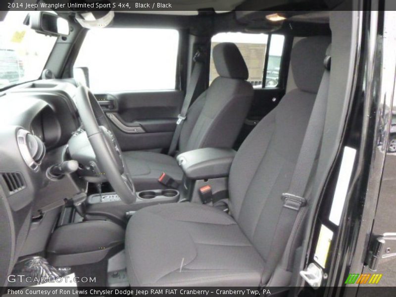 Black / Black 2014 Jeep Wrangler Unlimited Sport S 4x4