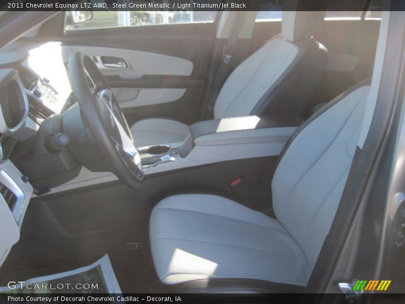Steel Green Metallic / Light Titanium/Jet Black 2013 Chevrolet Equinox LTZ AWD