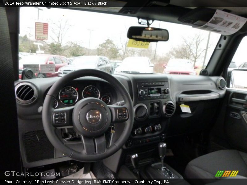 Black / Black 2014 Jeep Wrangler Unlimited Sport S 4x4