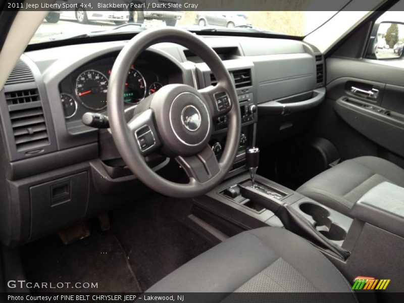 Blackberry Pearl / Dark Slate Gray 2011 Jeep Liberty Sport 4x4