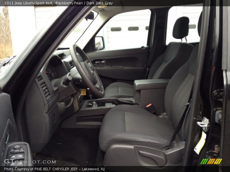 Blackberry Pearl / Dark Slate Gray 2011 Jeep Liberty Sport 4x4
