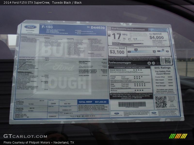 Tuxedo Black / Black 2014 Ford F150 STX SuperCrew