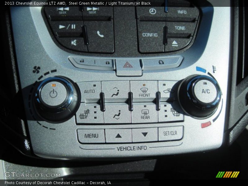 Steel Green Metallic / Light Titanium/Jet Black 2013 Chevrolet Equinox LTZ AWD