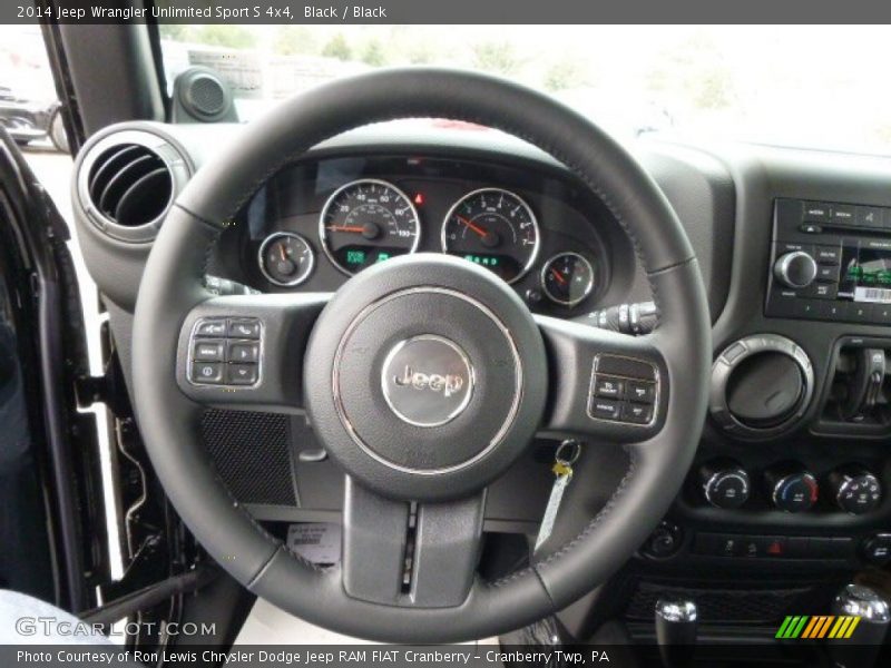 Black / Black 2014 Jeep Wrangler Unlimited Sport S 4x4