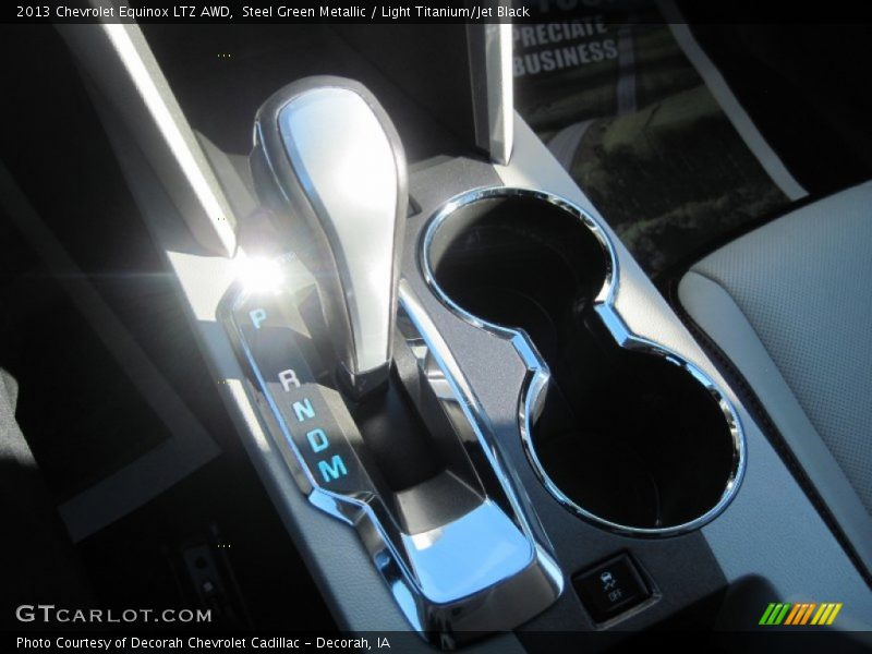 Steel Green Metallic / Light Titanium/Jet Black 2013 Chevrolet Equinox LTZ AWD
