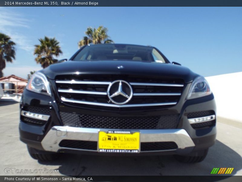 Black / Almond Beige 2014 Mercedes-Benz ML 350