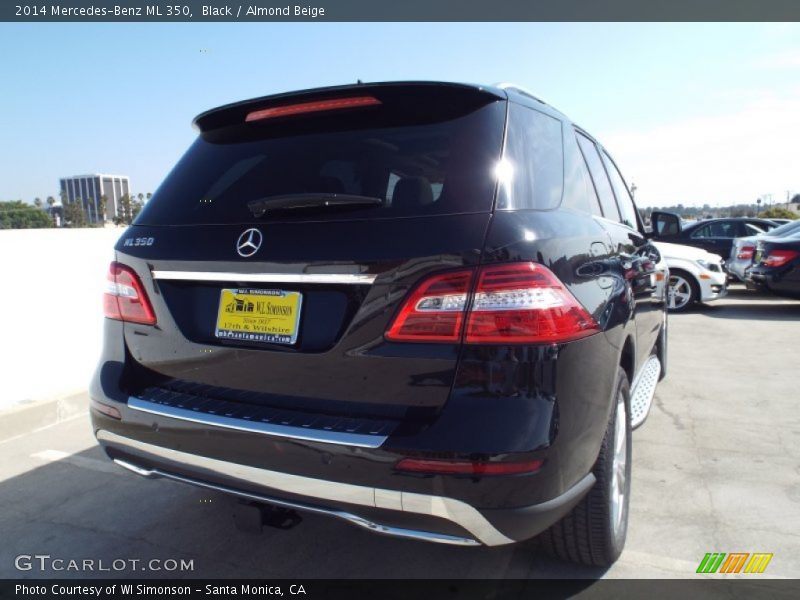 Black / Almond Beige 2014 Mercedes-Benz ML 350