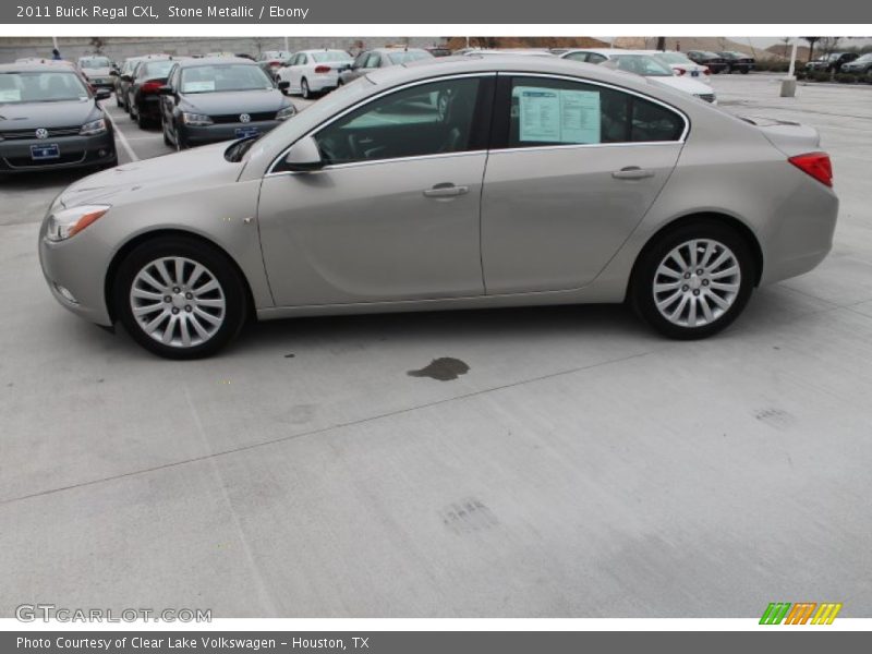 Stone Metallic / Ebony 2011 Buick Regal CXL